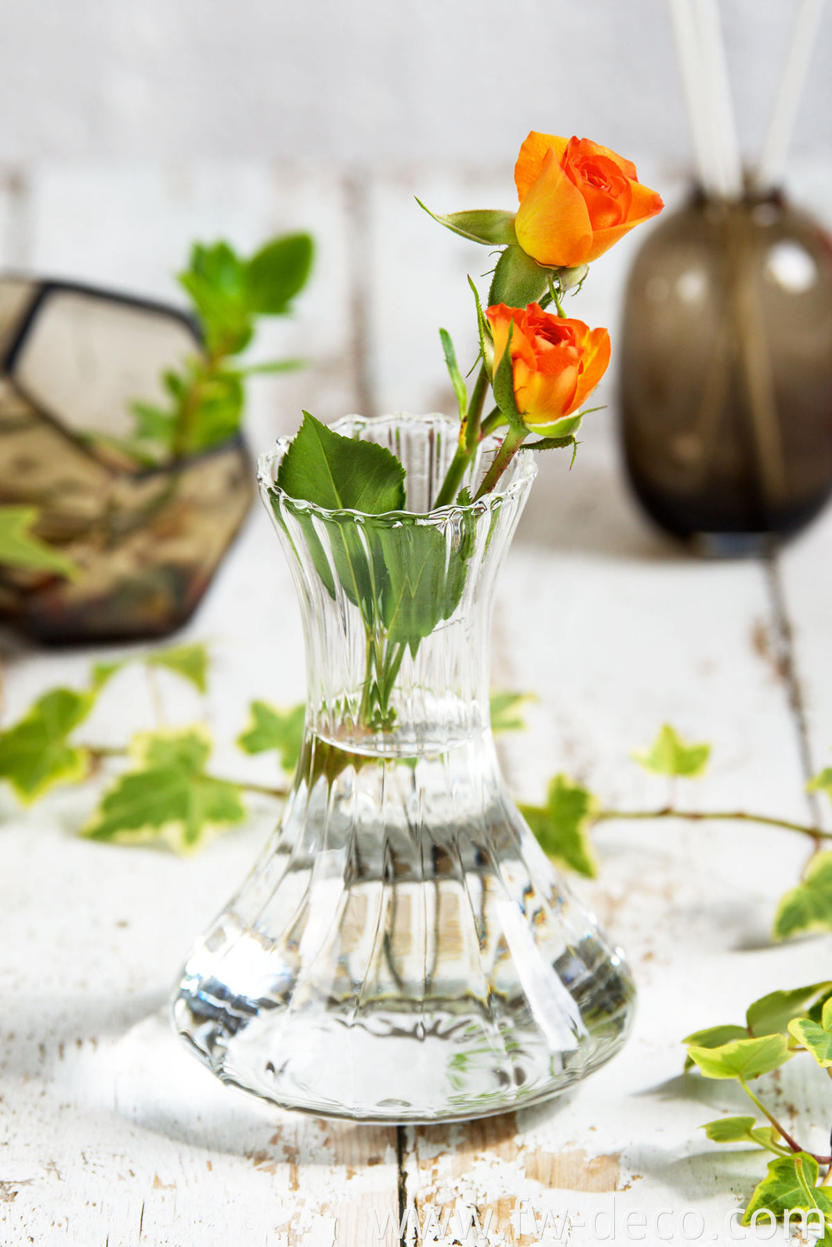 glass vase